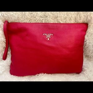 Prada clutch or tablet/ laptop bag